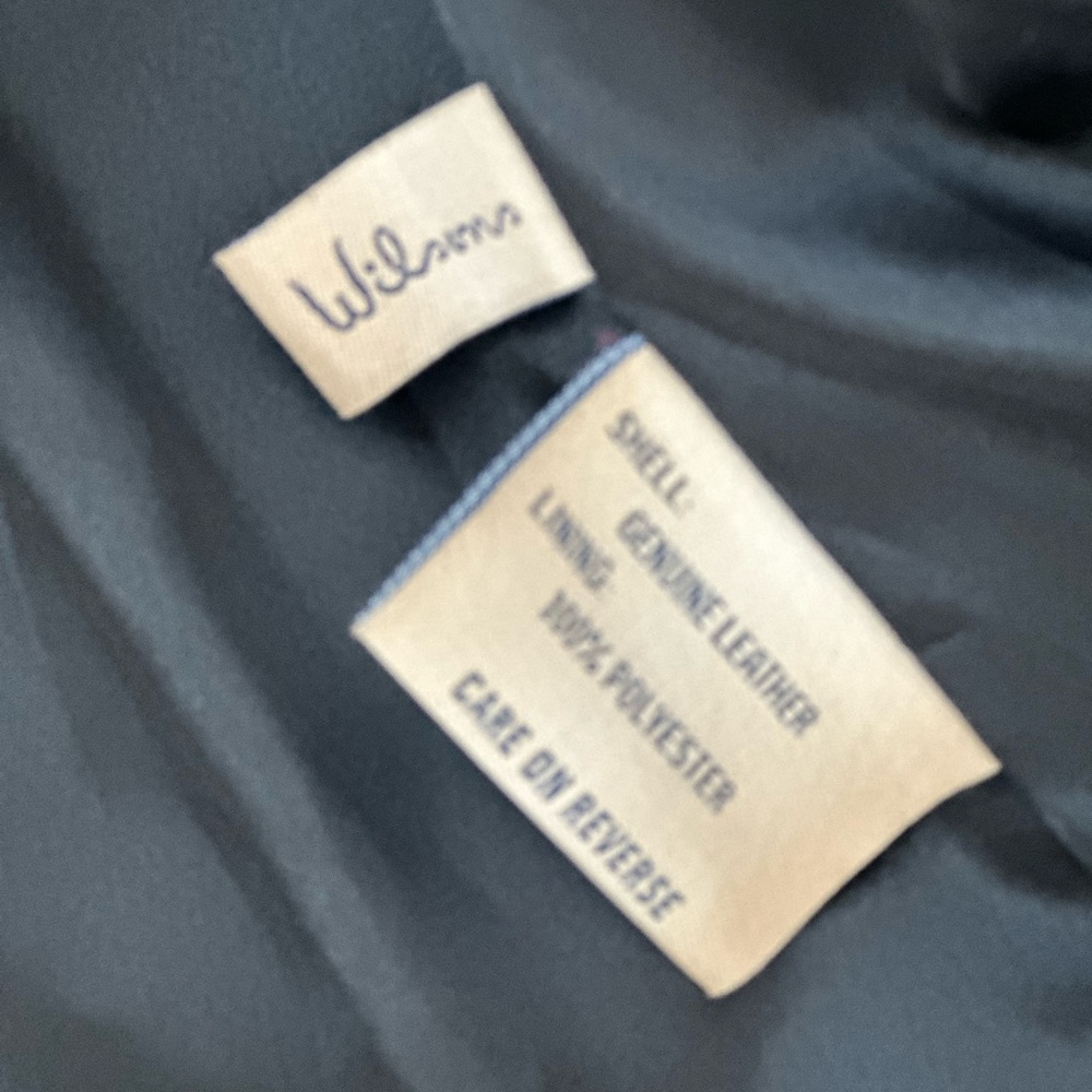 Edgy Amazing DESIGN and DETAILS Wilson Black Leather Jacket - Picture 14 of 15